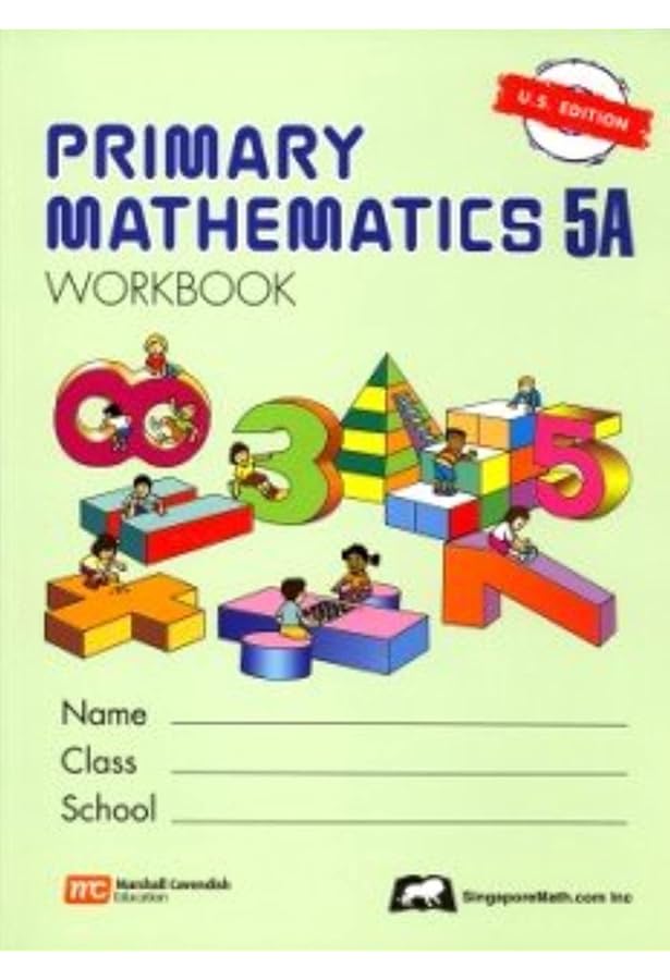 Primary Mathematics 5A SET-Textbook and Workbook: Singapore Math